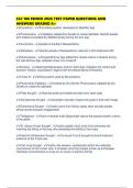 CLC 106 FENNO 2026 TEST PAPER QUESTIONS AND ANSWERS GRADED A&plus;