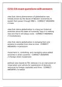 C211 OA exam questions with answers