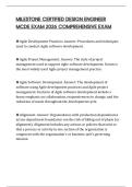 MILESTONE CERTIFIED DESIGN ENGINEER MCDE EXAM 2026 COMPREHENSIVE EXAM