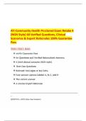 ATI Community Health Proctored Exam Retake 4 &lpar;NGN Style&rpar; 60 Verified Questions&comma; Clinical Scenarios & Expert Rationales 100&percnt; Guarantee Pass  