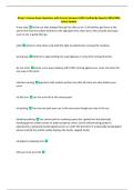 Driver&rsquo;s License Exam Questions with Correct Answers 100&percnt; Verified 