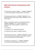 WGU C211 Practice Test questions with answers