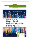 Essentials of Psychiatric Mental Health Nursing 8th Morgan TESTBANK &period; Questions with correct and verified answers&period; LATEST UPDATE&period; A&plus; GRADED&period;