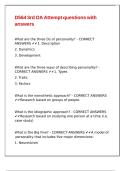 D564 3rd OA Attempt questions with answers&period;