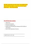 ATI RN Comprehensive Exit Exam Prep &lpar;NGN Style&rpar; 180 Verified Questions&comma; Case Scenarios & Expert Rationales &ndash; Pass Guaranteed