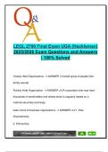 LEGL 2700 Final Exam Guide &lpar;350&plus; Questions&rpar; &ndash; Business Law&comma; Torts&comma; Contracts&comma; Employment Law &vert; University of Georgia