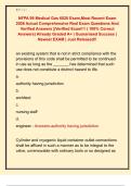 NFPA 99 Medical Gas 6020 Exam&comma;Most Recent Exam  2026 Actual Comprehensive Real Exam Questions And  Verified Answers &vert;&vert;Verified Exam&excl;&excl;&excl; &lpar; 100&percnt; Correct  Answers&rpar; Already Graded A&plus; &vert; Guaranteed Success &vert;  Newest EXAM &vert; Just Released&excl;&excl; 