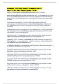 FLORIDA PESTICIDE UPDATED EXAM SCRIPT QUESTIONS AND ANSWERS RATED A&plus;