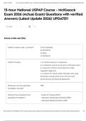 15-hour National USPAP Course - McKissock Exam 2026 &lpar;Actual Exam&rpar; Questions with verified Answers &lpar;Latest Update 2026&rpar; UPDATE&excl;&excl;