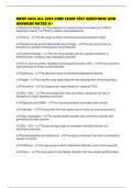 NRNP 6635 ALL 2026 CORE EXAM TEST QUESTIONS AND ANSWERS RATED A&plus;