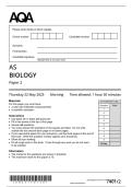 AQA AS BIOLOGY PAPER 2 QP MAY JUNE 2025 &lpar;1&rpar;
