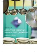 SOLUTION MANUAL FOR Accounting Essentials for Hospitality Managers 3rd Edition by Chris Guilding  ISBN&colon;978-0415841092 COMPLETE GUIDE WITH RATIONALES 100&percnt; VERIFIED A&plus; GRADE ASSURED&excl;&excl;&excl;&excl;&excl;&excl;NEW LATEST UPDATE&excl;&excl;&excl;&excl;&excl;