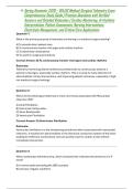 Spring Semester 2026 &ndash; RELIAS Medical-Surgical Telemetry Exam Comprehensive Study Guide &vert; 200&plus; Practice Questions with Verified Answers and Detailed Rationales &vert; Cardiac Monitoring&comma; Arrhythmia Interpretation&comma; Patient Assessment&comma; Nursing Interventions&comma; Ele