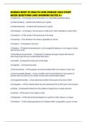 HUMAN BODY IN HEALTH AND DISEASE 2026 STUDY GUIDE QUESTIONS AND ANSWERS RATED A&plus;