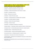 HUMAN BODY IN HEALTH AND DISEASE LATEST 2026 EXAM QUESTIONS AND ANSWERS RATED A&plus;
