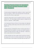 Roofing Practice Exam &num;2&period; Questions with Correct Verified Answers 2026-2027&period; Graded A