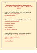 Decontamination&comma; sterilization&comma; and disinfection  Chapter 10 Exam &vert;&vert; Most Recent Exams 2026&vert;&vert;Verified  Exam&excl;&excl;
