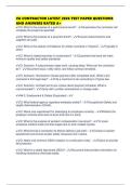 VA CONTRACTOR LATEST 2026 TEST PAPER QUESTIONS AND ANSWERS RATED A&plus;