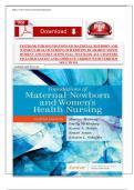 Test Bank For Foundations of Maternal-newborn and women&rsquo;s health nursing 8th edition by murray&comma; Consists of 28 Complete Chapters&comma; ISBN&colon; 978-0323827386