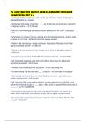 VA CONTRACTOR LATEST 2026 EXAM QUESTIONS AND ANSWERS RATED A&plus;