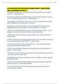 VA CONTRACTOR UPDATED EXAM SCRIPT QUESTIONS AND ANSWERS RATED A&plus;
