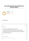 WGU D089 PRE- ASSESSMENT PRACTICE EXAM QUESTIONS WITH 100&percnt; CORRECT AND VERIFIED ANSWERS