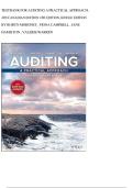 Latest Update 2026 &vert; Auditing&colon; A Practical Approach Test Bank &lpar;4th Canadian Edition&rpar; &vert; Exam Prep &vert; Graded A&plus; &vert; Robyn Moroney&comma; Fiona Campbell & Jane Hamilton