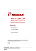 NRNP 6675 Final Exam Qs and Ans with Explanation &lpar;Latest 2025 &sol; 2026&rpar;&colon; Most Comprehensive to Pass the Exam&comma; 100&percnt; Verified - UPDATED