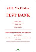 Test Bank &mdash; SELL&comma; 7th Edition &mdash; Thomas N&period; Ingram&comma; Raymond W&period; &lpar;Buddy&rpar; LaForge&comma; Ramon A&period; Avila&comma; Charles H&period; Schwepker & Michael R&period; Williams &mdash; ISBN 9780357901380 &mdash; Latest Update 2025&sol;2026 &mdash; &lpar;All Chapters Covered 1&ndash;10&rpar;