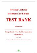 Test Bank &mdash; Revenue Cycle for Healthcare&comma; 1st Edition &mdash; Linda J&period; Parks &mdash; ISBN 9780357625514 &mdash; Latest Update 2025&sol;2026 &mdash; &lpar;All Chapters Covered 1&ndash;12&rpar;