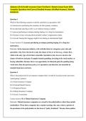 Alabama Life & Health Insurance Exam Test Bank 1 Newest Actual Exam With Complete Questions And Correct Detailed Answers &lpar;Verified Answers&rpar; &vert;Already Graded A&plus;