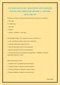 LSU ISDS 3115 EXAM 1 QUESTIONS AND ANSWERS  TESTED AND APPROVED GRADED A&plus;