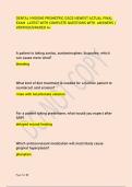DENTAL HYGIENE PROMETRIC OSCE NEWEST ACTUAL FINAL  EXAM LATEST WITH COMPLETE QUESTIONS WITH ANSWERS &sol;  VERIFIED&sol;GRADED A&plus;