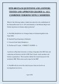 HTH 408 EXAM QUESTIONS AND ANSWERS  TESTED AND APPROVED GRADED A&plus; ALL  COMBINED VERSIONS NEWLY MODIFIED 