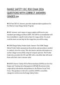RANGE SAFETY OIC RSO EXAM 2026  QUESTIONS WITH CORRECT ANSWERS  GRADED A 