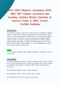 WGU D293 Objective Assessment &lpar;NEW 2026&sol; 2027 Update&rpar; Assessment and Learning Analytics Review&vert; Questions & Answers&vert; Grade A&vert; 100&percnt; Correct &lpar;Verified Solutions&rpar;
