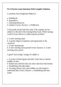 ECA Practice exam Questions With Complete Solutions
