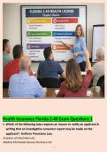 Florida 2-40 health license chapters review QUESTIONS WITH VERIFIED CORRECTANSWERS LATES