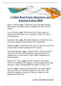 Colibri Real Estate Questions and  Answers Latest 2026 