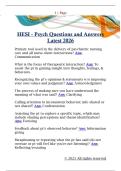 HESI - Psych Questions and Answers  Latest 2026