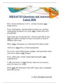 MKSAP ID Questions and Answers  Latest 2026 