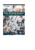  Solution Manual for Basic Marketing Research&colon; Customer Insights and Managerial Action 10th Edition by Tom Brown&semi;LATEST EDITION &lpar;2026&rpar;