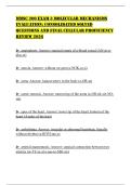 MMSC 200 EXAM 3 MOLECULAR MECHANISMS EVALUATION&colon; CONSOLIDATED SOLVED QUESTIONS AND FINAL CELLULAR PROFICIENCY REVIEW 2026
