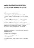MMSC490 ACTUAL EXAM SCRIPT 2026 QUESTIONS AND ANSWERS GRADED A&plus;