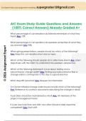 AIC Exam Study Guide Questions and Answers  &lpar;100&percnt; Correct Answers&rpar; Already Graded A&plus;