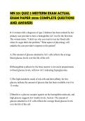 MN 551 QUIZ 5 MIDTERM EXAM ACTUAL EXAM PAPER 2026 COMPLETE QUESTIONS AND ANSWERS