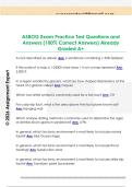 ASBOG Exam Practice Test Questions and  Answers &lpar;100&percnt; Correct Answers&rpar; Already  Graded A&plus;