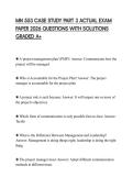 MN 553 CASE STUDY PART 3 ACTUAL EXAM PAPER 2026 QUESTIONS WITH SOLUTIONS GRADED A&plus;