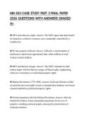 MN 553 CASE STUDY PART 3 FINAL PAPER 2026 QUESTIONS WITH ANSWERS GRADED A&plus;