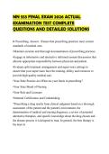 MN 553 FINAL EXAM 2026 ACTUAL EXAMINATION TEST COMPLETE QUESTIONS AND DETAILED SOLUTIONS